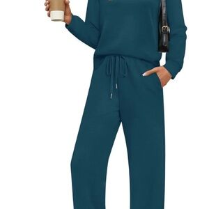 Women's 2 Piece Sets-  Casual Travel Outfits Lounge Wide Leg Tracksuit